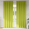 Užuolaidos su žiedais, blokuojančios šviesą 2 pcs Žalia