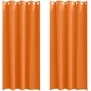 Užuolaidos su žiedais, blokuojančios šviesą 2 pcs