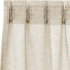 Voile Užuolaida 2 pcs Smėlio 175 x 140 cm Poliesteris