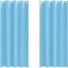 Užuolaidos su žiedais, blokuojančios šviesą 2 pcs