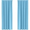 Užuolaidos su žiedais, blokuojančios šviesą 2 pcs