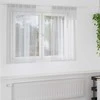 Voile Užuolaida 2 pcs Šviesiai pilka 140 x 140 cm Poliesteris