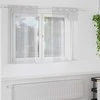 Voile Užuolaida 2 pcs Šviesiai pilka 140 x 140 cm Poliesteris