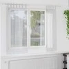 Voile Užuolaida 2 pcs Šviesiai pilka 175 x 140 cm Poliesteris