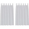 Voile Užuolaida 2 pcs Šviesiai pilka 175 x 140 cm Poliesteris