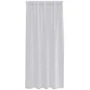 Voile Užuolaida 2 pcs Šviesiai pilka 175 x 140 cm Poliesteris