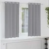 Užuolaidos su žiedais, blokuojančios šviesą 2 pcs
