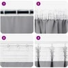 Užuolaidos su žiedais, blokuojančios šviesą 2 pcs