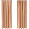 Užuolaidos su žiedais, blokuojančios šviesą 2 pcs