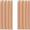 Užuolaidos su žiedais, blokuojančios šviesą 2 pcs