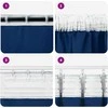 Užuolaidos su žiedais, blokuojančios šviesą 2 pcs