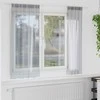 Voile Užuolaida 2 pcs Tamsiai pilka 175 x 140 cm Poliesteris