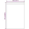 Voile Užuolaida 2 pcs Tamsiai pilka 175 x 140 cm Poliesteris