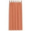 Užuolaidos su žiedais, blokuojančios šviesą 2 pcs Terakotos