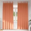 Užuolaidos su žiedais, blokuojančios šviesą 2 pcs Terakotos