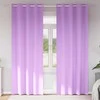 Užuolaidos su žiedais, blokuojančios šviesą 2 pcs Violetinė