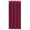 Užuolaidos su žiedais, blokuojančios šviesą 2 pcs Vyno raudona