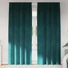 Užtemdymo užuolaidos 2 pcs Tamsiai žalia 140 x 245 cm Aksomas