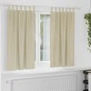 Užtemdymo užuolaidos 2 pcs Kreminė 140 x 175 cm Aksomas