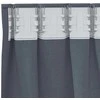 Užuolaidos su žiedais, blokuojančios šviesą 2 pcs Antracitas