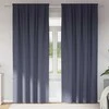 Užuolaidos su žiedais, blokuojančios šviesą 2 pcs Antracitas