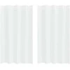 Voile Užuolaida 2 pcs Balta 175 x 140 cm Poliesteris
