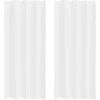 Voile Užuolaida 2 pcs Balta 260 x 140 cm Poliesteris