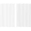 Voile Užuolaida 2 pcs Balta 140 x 140 cm Poliesteris