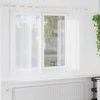 Voile Užuolaida 2 pcs Balta 175 x 140 cm Poliesteris