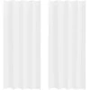 Voile Užuolaida 2 pcs Balta 225 x 140 cm Poliesteris