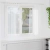 Voile Užuolaida 2 pcs Balta 175 x 140 cm Poliesteris