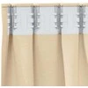 Užuolaidos su žiedais, blokuojančios šviesą 2 pcs Kreminė