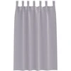 Užuolaidos su žiedais, blokuojančios šviesą 2 pcs Metalo pilka