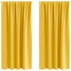 Užuolaidos su žiedais, blokuojančios šviesą 2 pcs