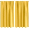 Užuolaidos su žiedais, blokuojančios šviesą 2 pcs