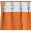 Užuolaidos su žiedais, blokuojančios šviesą 2 pcs Oranžinė