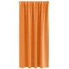 Užuolaidos su žiedais, blokuojančios šviesą 2 pcs Oranžinė