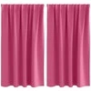 Užuolaidos su žiedais, blokuojančios šviesą 2 pcs