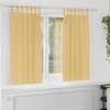 Užuolaidos su žiedais, blokuojančios šviesą 2 pcs Smėlio