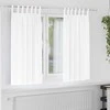 Užuolaidos su žiedais, blokuojančios šviesą 2 pcs Švari balta