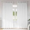 Užuolaidos su žiedais, blokuojančios šviesą 2 pcs Švari balta