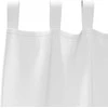 Užuolaidos su žiedais, blokuojančios šviesą 2 pcs Švari balta