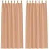 Užuolaidos su žiedais, blokuojančios šviesą 2 pcs