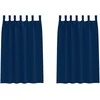Užuolaidos su žiedais, blokuojančios šviesą 2 pcs