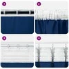 Užuolaidos su žiedais, blokuojančios šviesą 2 pcs