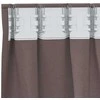Užuolaidos su žiedais, blokuojančios šviesą 2 pcs Tamsiai rudas
