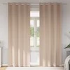 Užuolaidos su žiedais, blokuojančios šviesą 2 pcs Taupe