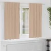 Užuolaidos su žiedais, blokuojančios šviesą 2 pcs Taupe