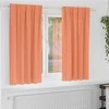 Užuolaidos su žiedais, blokuojančios šviesą 2 pcs Terakotos