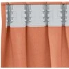 Užuolaidos su žiedais, blokuojančios šviesą 2 pcs Terakotos